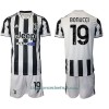 Conjunto (Camiseta+Pantalón Corto) Juventus Leonardo Bonucci 19 Primera Equipación 2021/22 - Niño